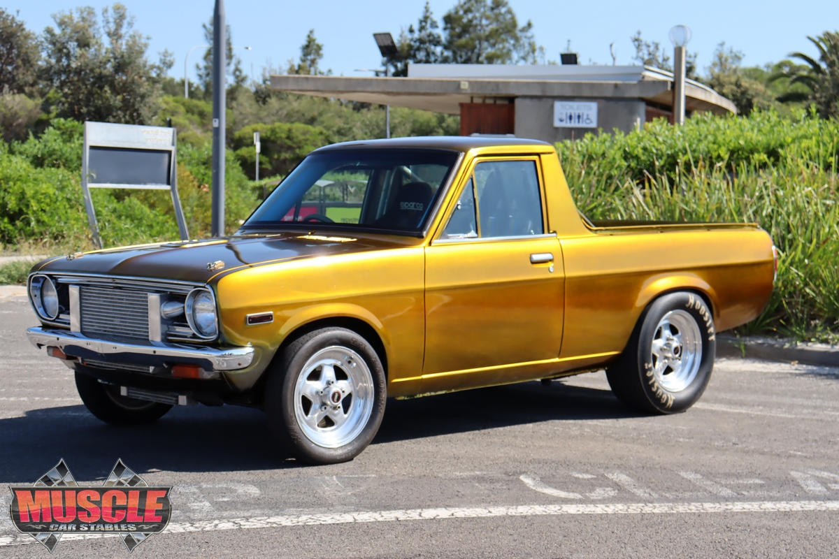 Outback Datsun Ute Turned Into a Mobile Fossil Cleaner