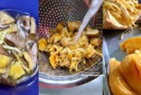 Minyak Badan daripada Kulit Nangka Liar yang Difermentasi