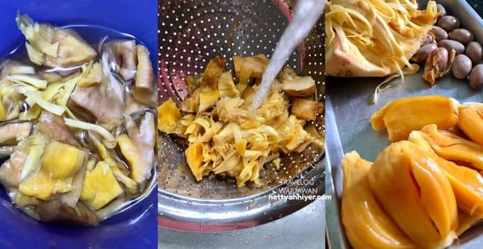 Minyak Badan daripada Kulit Nangka Liar yang Difermentasi